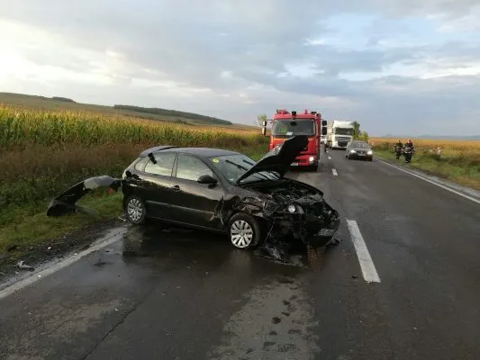 Carambol cu trei autovehicule pe DN 1