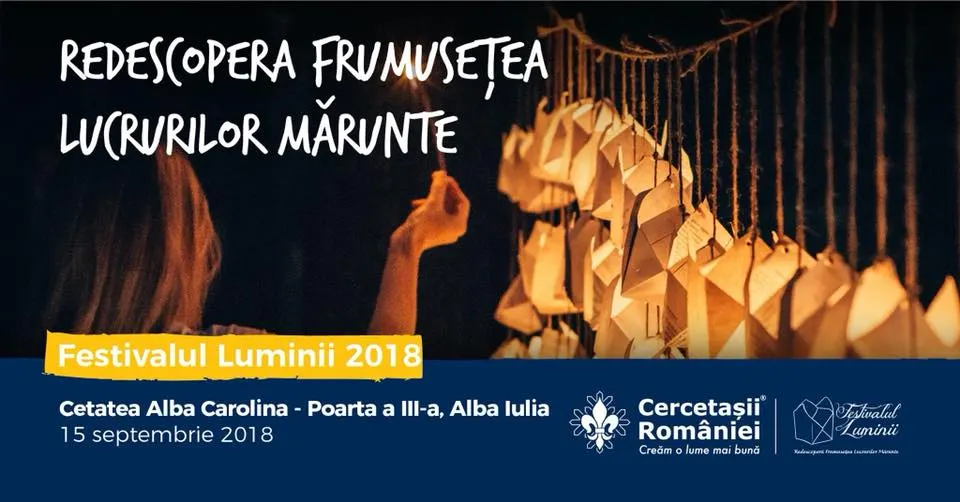 15 Septembrie: Festivalul Luminii 2018, în zona Obeliscului
