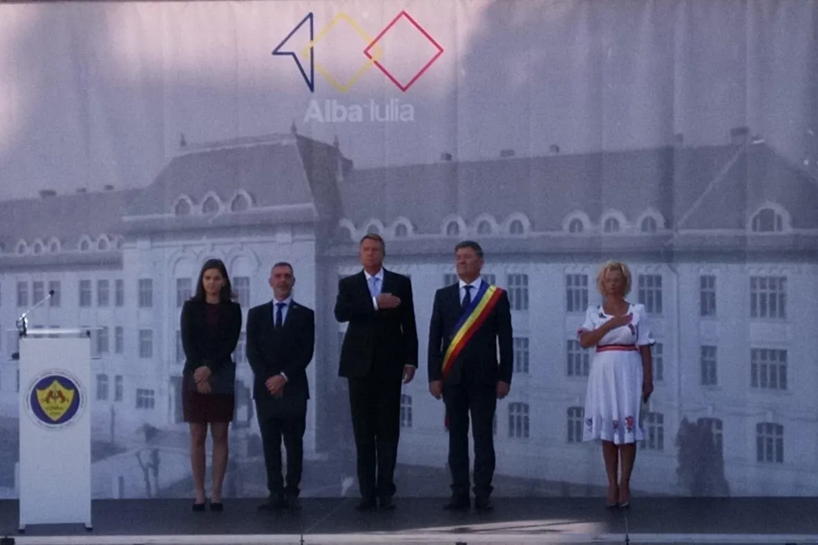 Klaus Iohannis a deschis anul școlar la Alba Iulia