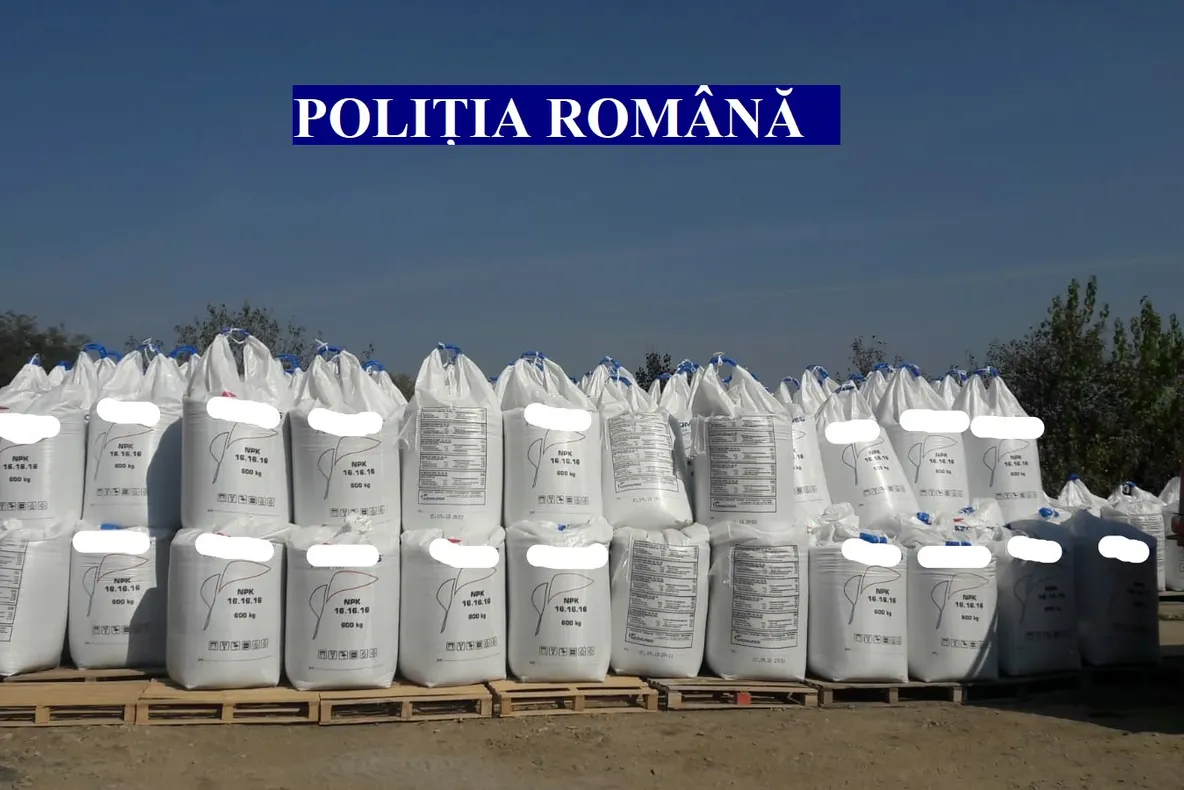 200 de tone de îngrășăminte chimice au fost confiscate