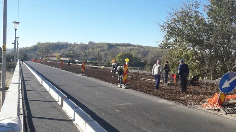 Circulația rutieră închisă pe Podul Vezii din Blaj