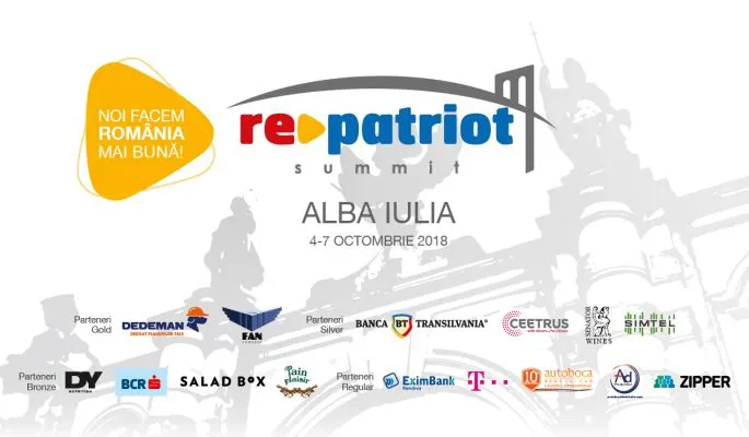 Summitul RePatriot (4-7 octombrie 2018): „Noi facem România mai bună!”