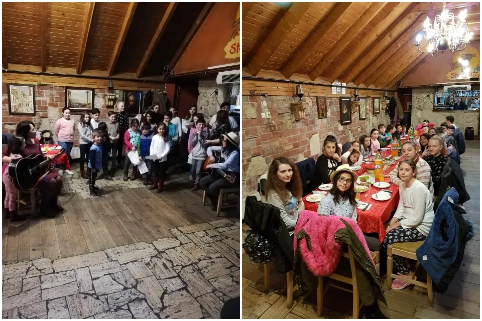 Balul prieteniei la centrul de zi pentru copii „Sfânta Cuvioasă Parascheva”