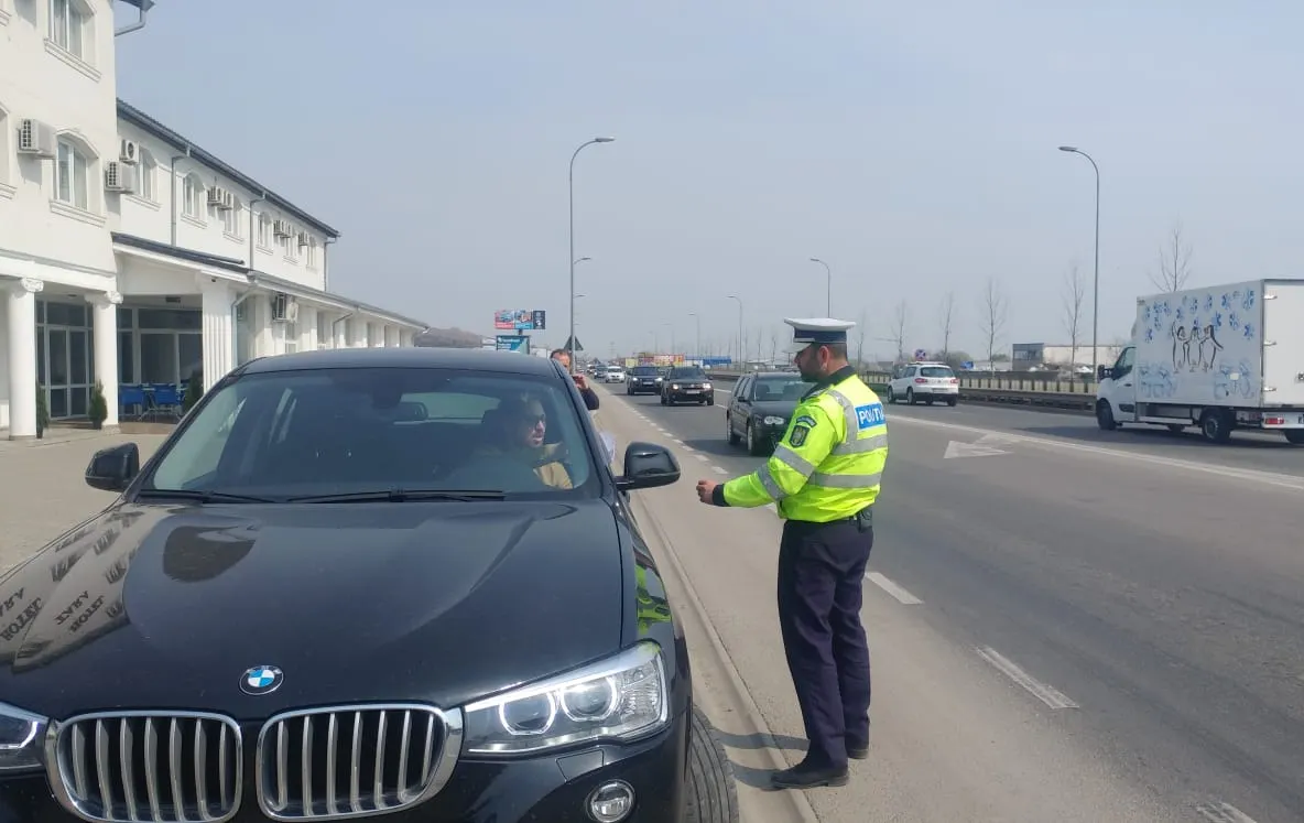 Bucureștean prins conducând sub influenţa băuturilor alcoolice