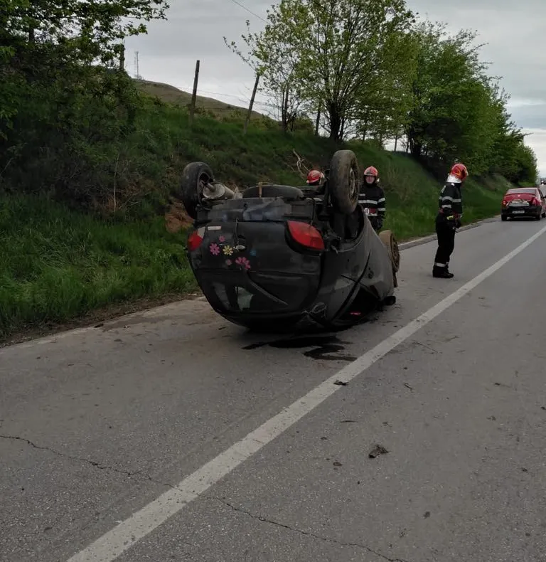 Accident rutier în afara localității Crăciunelu de Jos