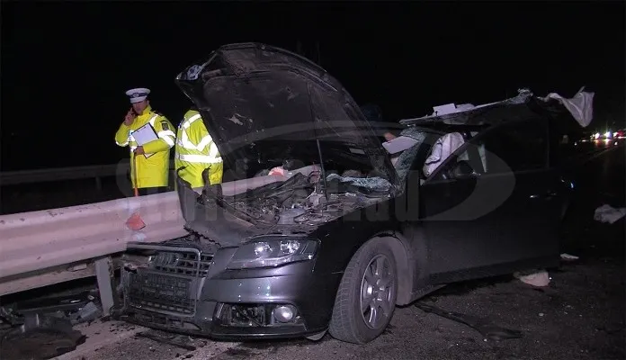 Accident produs de un tânăr pe DJ 107 E Aiud – Ciumbrud