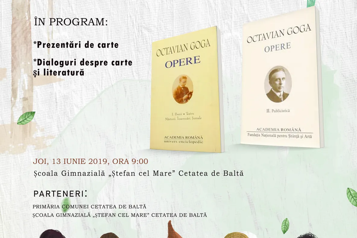 Caravana literară scriitori în școală poposește în Cetatea de Baltă
