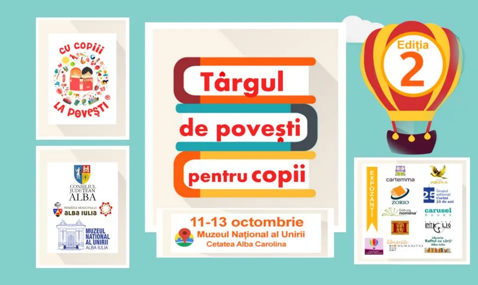 11-13 Octombrie: “Târgul de povești pentru copii”, ediția a II-a