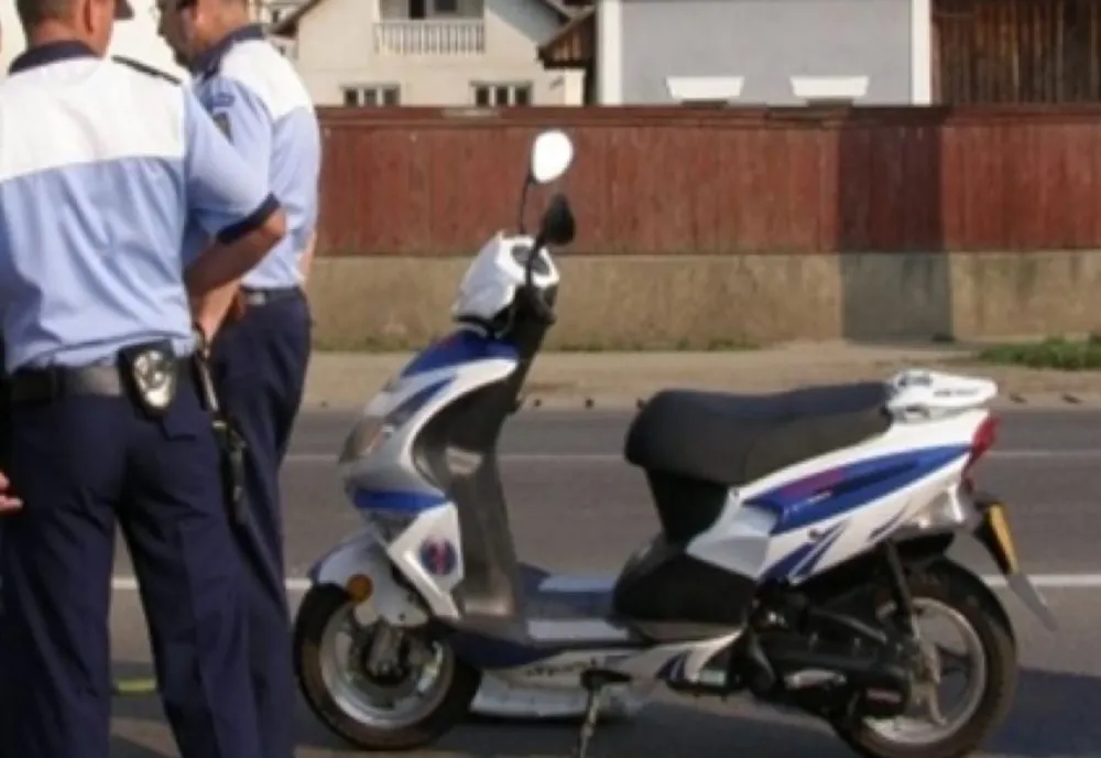 Accident pe o stradă din Sebeș