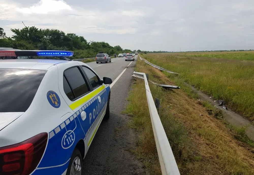 Şofer rănit într-un accident produs pe DN1