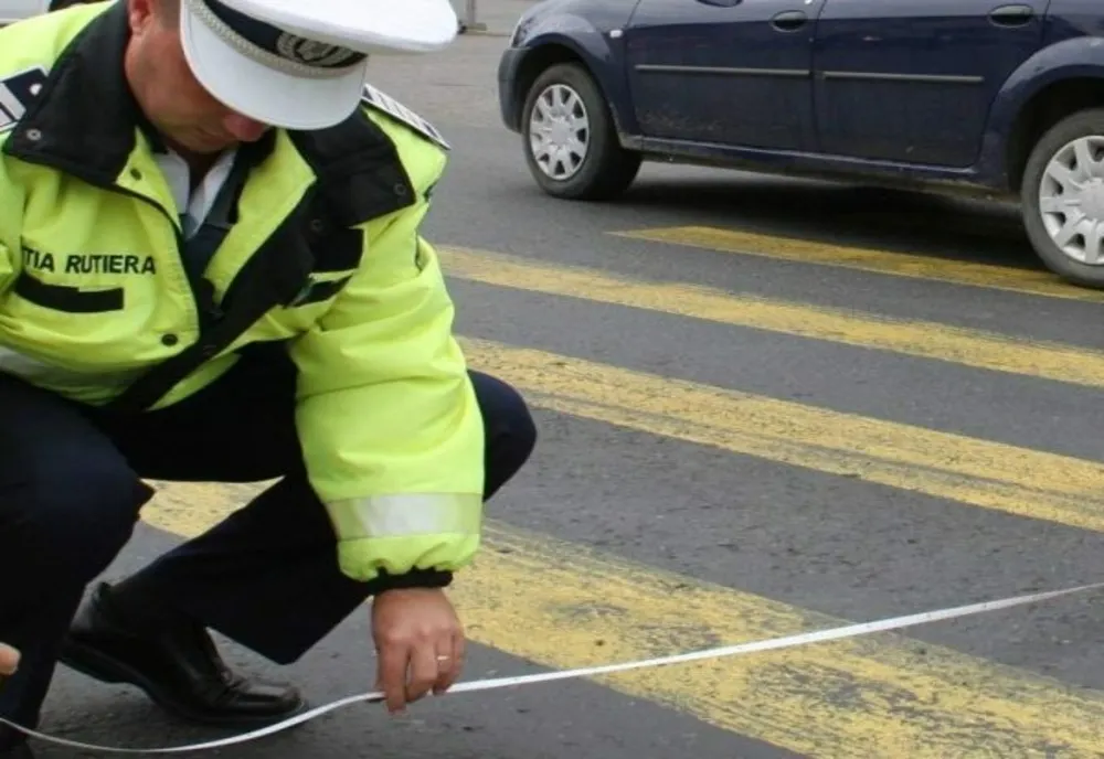 Pieton accidentat pe trecere de un șofer din Cisnădie