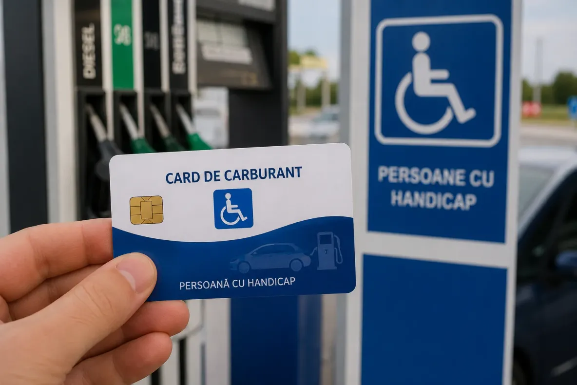 Cardul de carburant pentru persoanele cu handicap.Care este suma acordată și unde poate fi folosit în 2026