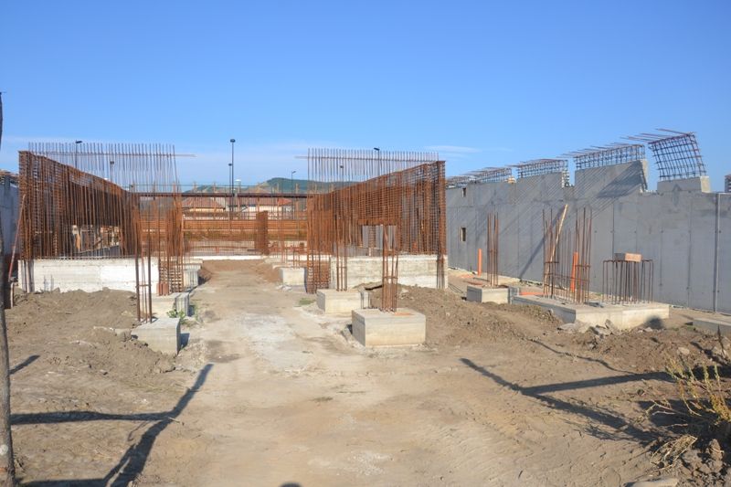 Lucrări în grafic la bazinul acoperit de înot din Blaj