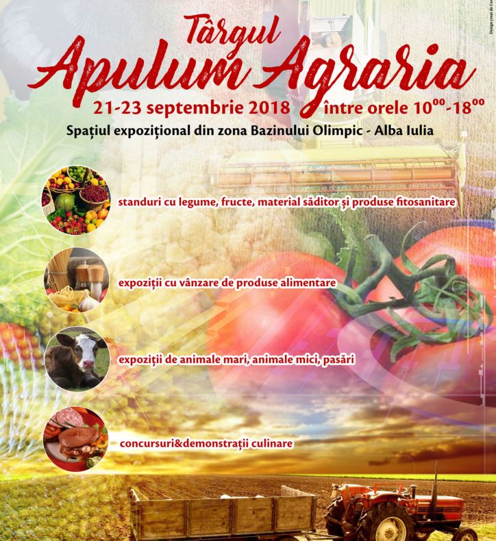 O nouă ediție a târgului Apulum Agraria în 21 – 23 septembrie