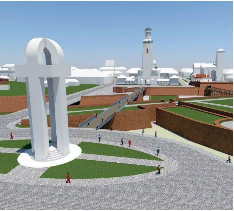 Stadiul Monumentului Marii Uniri de la Alba Iulia