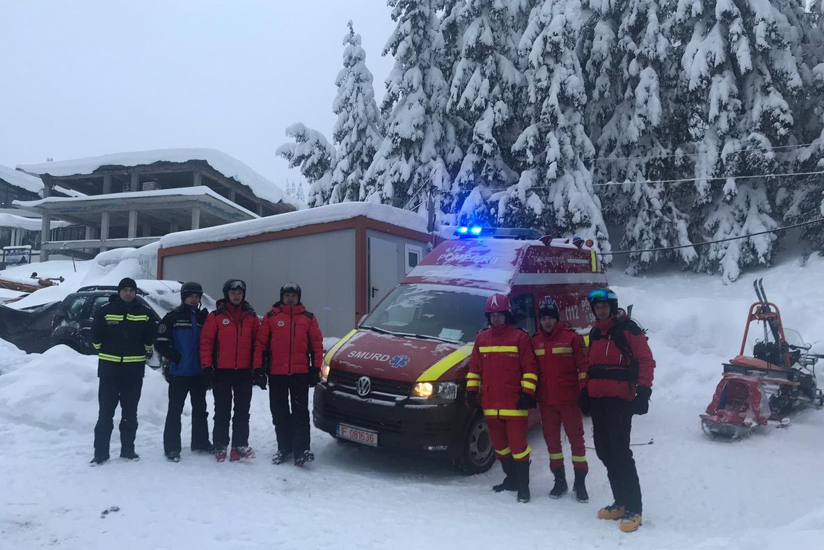 VIDEO&amp;FOTO: Prima intervenție a echipajului SMURD dislocat temporar la Șureanu