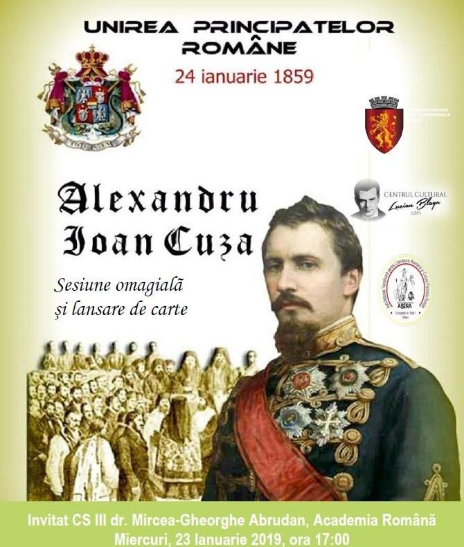 CONFERINŢĂ OMAGIALĂ ”UNIREA PRINCIPATELOR ROMÂNE” LA SEBEŞ