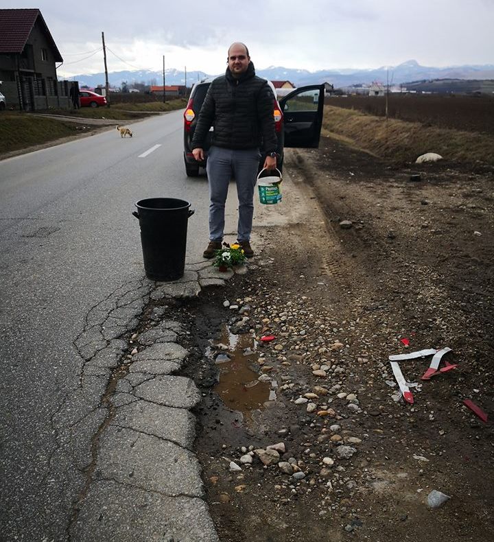 FOTO: Protest inedit în Galda de Jos