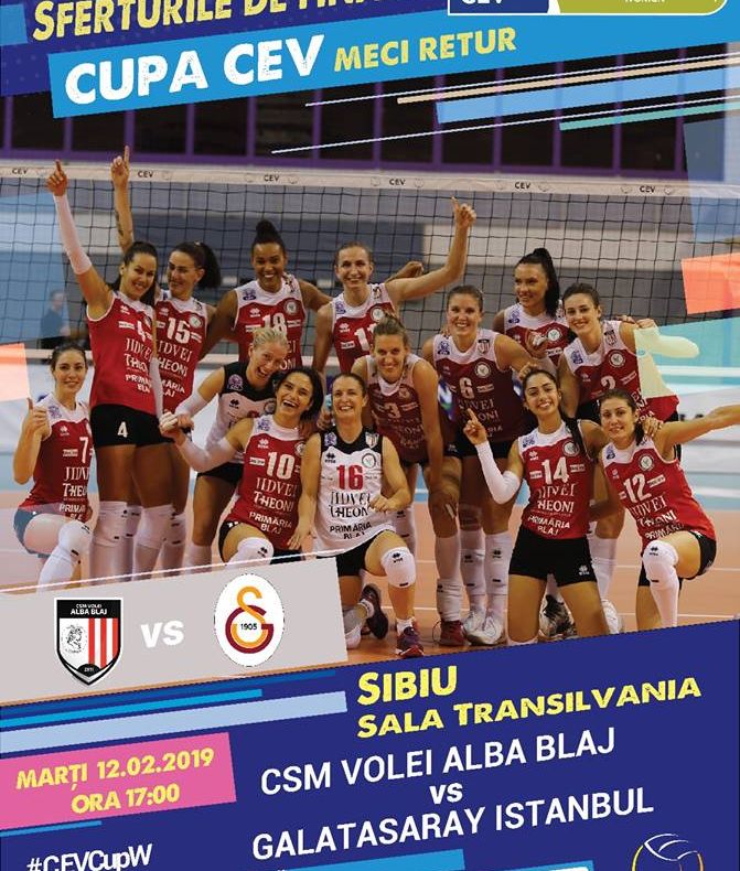 Blajencele lupă pentru calificarea în seminfinale cu Galatasaray Istanbul