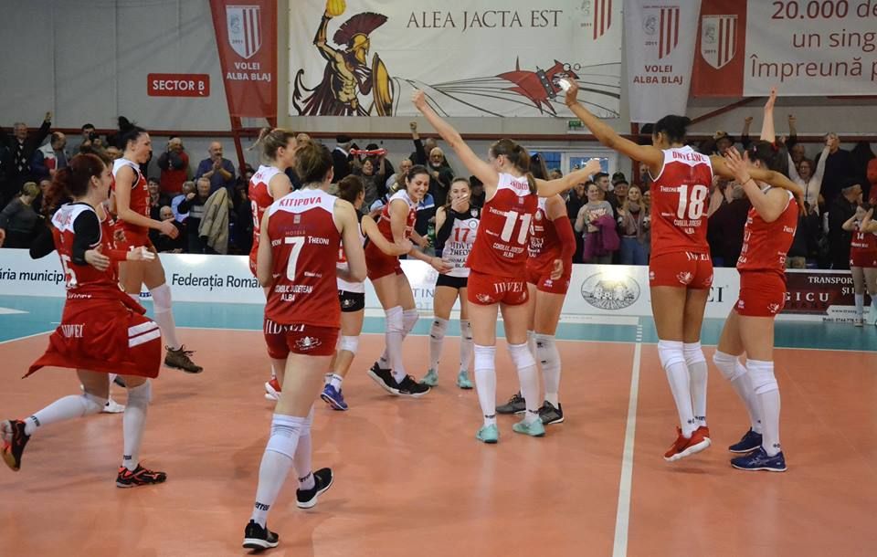 Volei Alba Blaj a câştigat derby-ul campionatului