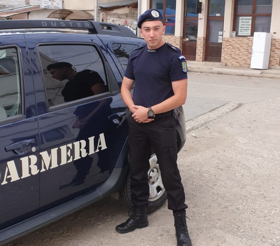 Student în practică la Inspectoratul de Jandarmi Județean Alba