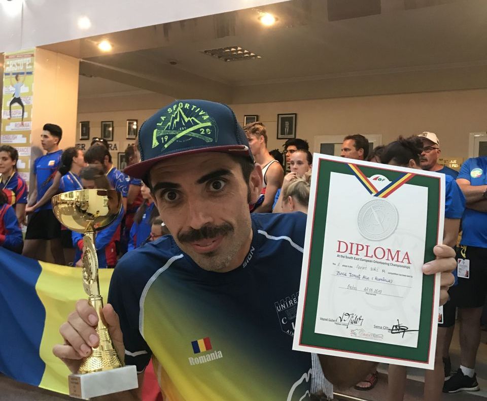 Ionuț Alin Zincă a dominat Campionatele Sud-Est Europene de Orientare