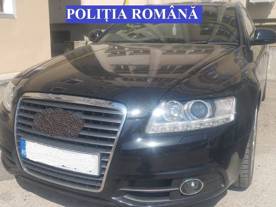 Autoturism căutat de autorităţile britanice, depistat de poliţiştii din Alba