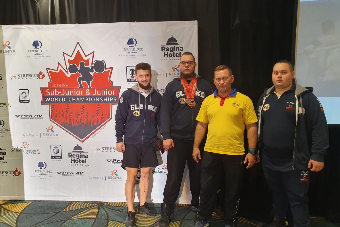 Rezultate excelente pentru CS Unirea la Campionatele Mondiale de Powerlifting din Canada