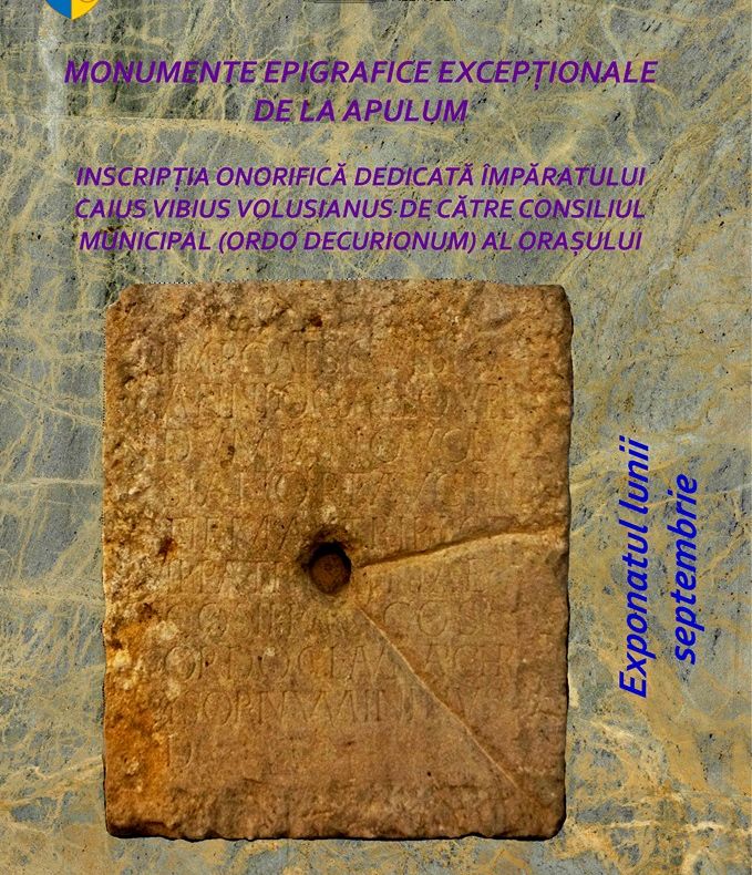 Exponatul lunii septembrie la muzeul albaiulian