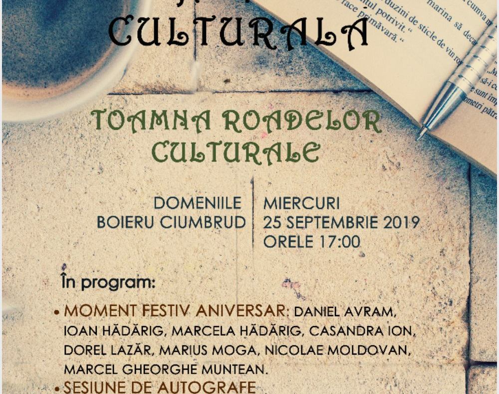Personalitățile culturale din zona Aiud sărbătorite la Cafeneaua Culturală Aniversară