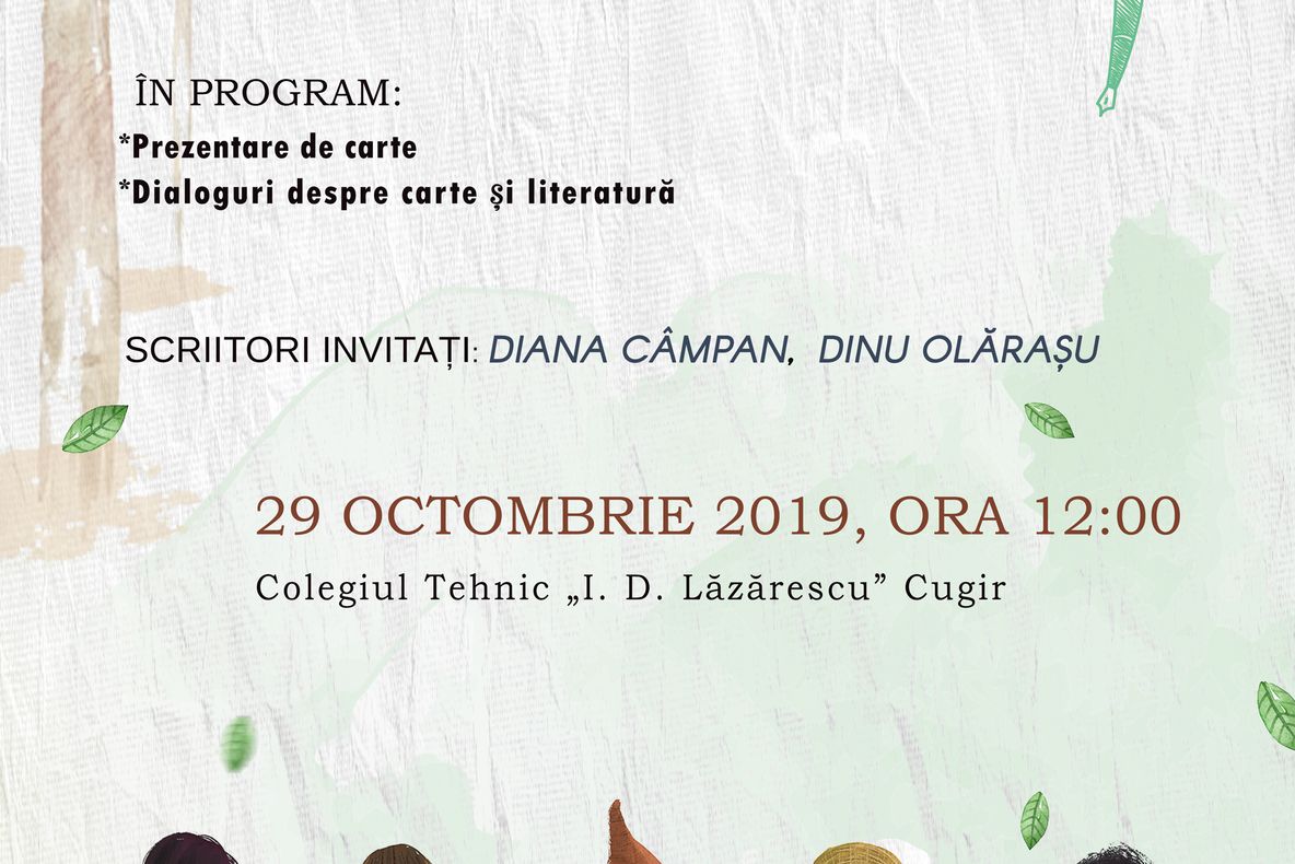 Caravana literară scriitori în școală poposește la Cugir