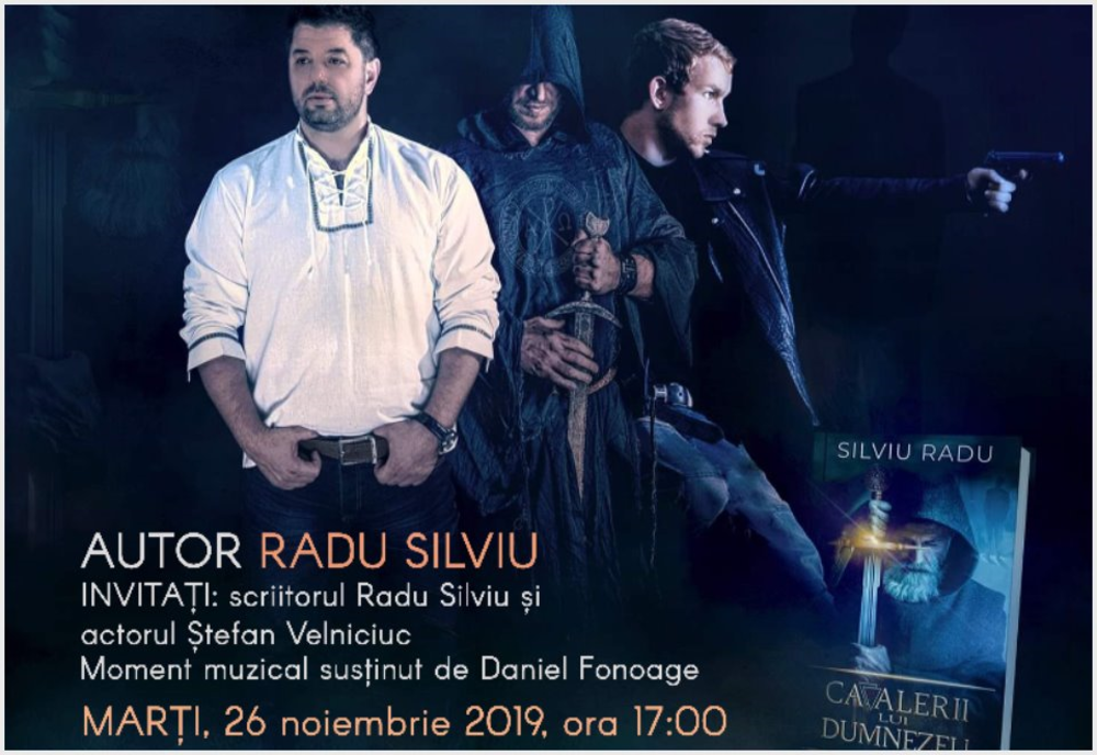 Radu Silviu își lansează la Alba Iulia cea mai recentă carte