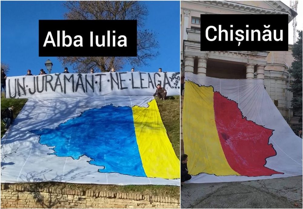 Unioniștii au rupt harta României Mari în două