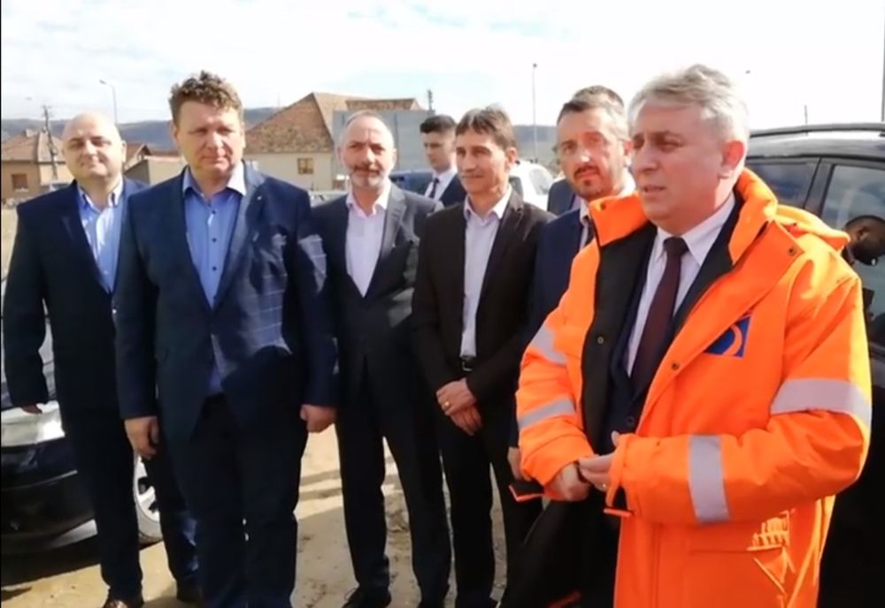 Cu Guvernul în autoizolare, Ministrul Transporturilor face vizite  de lucru în Alba
