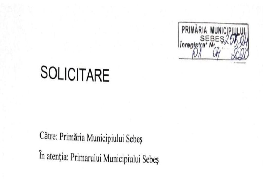 DOCUMENT : Primarul Sebeșului, Dorin Nistor, ar putea rămâne fără banii de flori și spectacole 