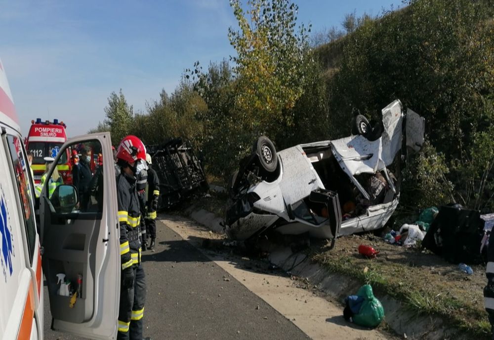 Bilanțul victimelor accidentului de pe A1 (FOTO)
