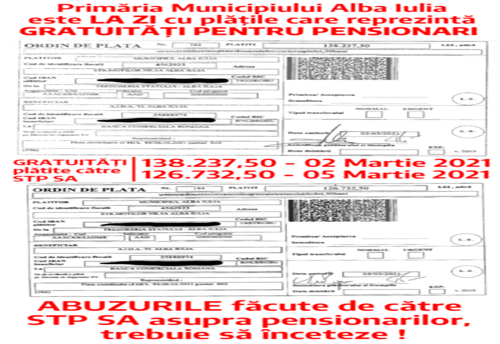 Abuzurile STP SA trebuie să înceteze. PENSIONARII AU DREPTUL LA GRATUITATE PENTRU TRANSPORTUL ÎN COMUN