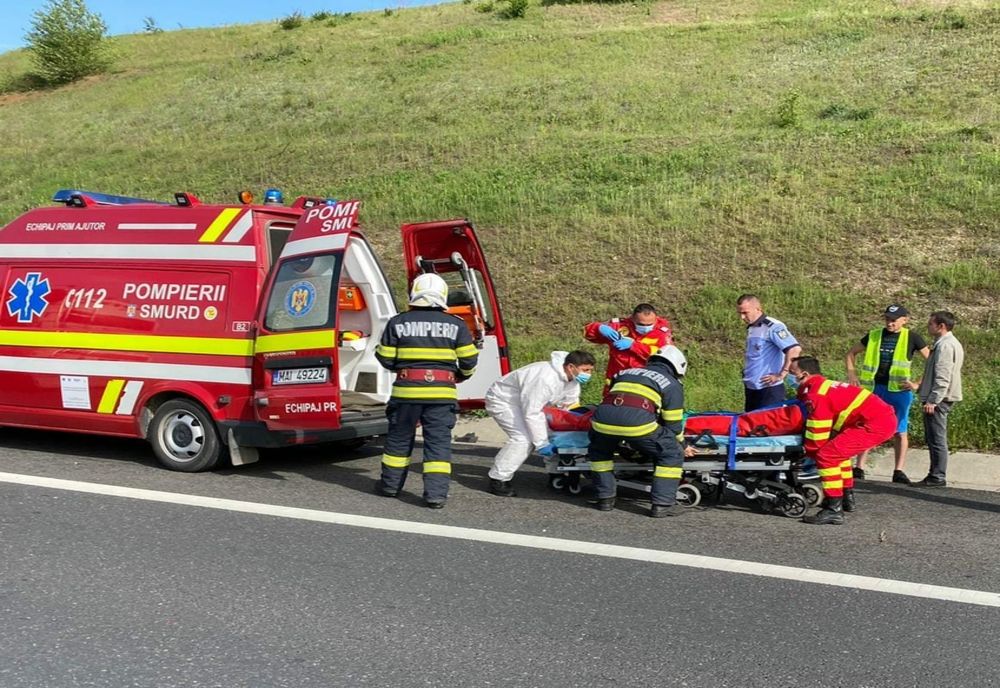 O persoană a ajuns la spital în urma unui accident produs pe Autostrada A1, între Sebeș și Pianu
