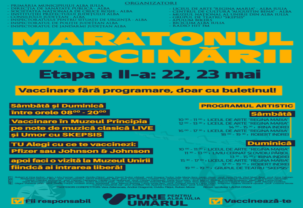 ”Maratonului Vaccinării”, etapa a II-a la Muzeul Principia