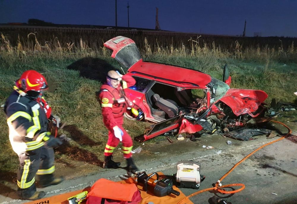 ACCIDENT CUMPLIT la Sântimbru! O persoană a decedat