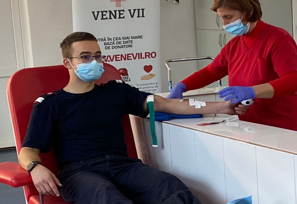 S-au mobilizat pentru a dona sânge