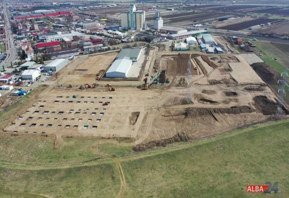 Noul mall din Alba Iulia se construiește în ritm alert