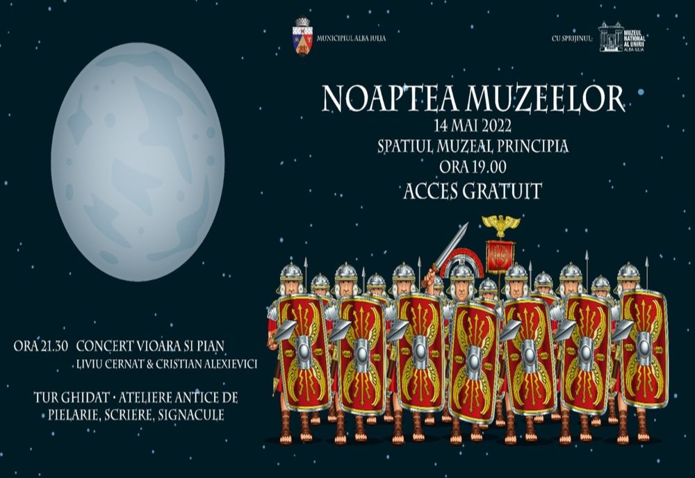 Noaptea Muzeelor 2022 la Principia, în inima Cetății!