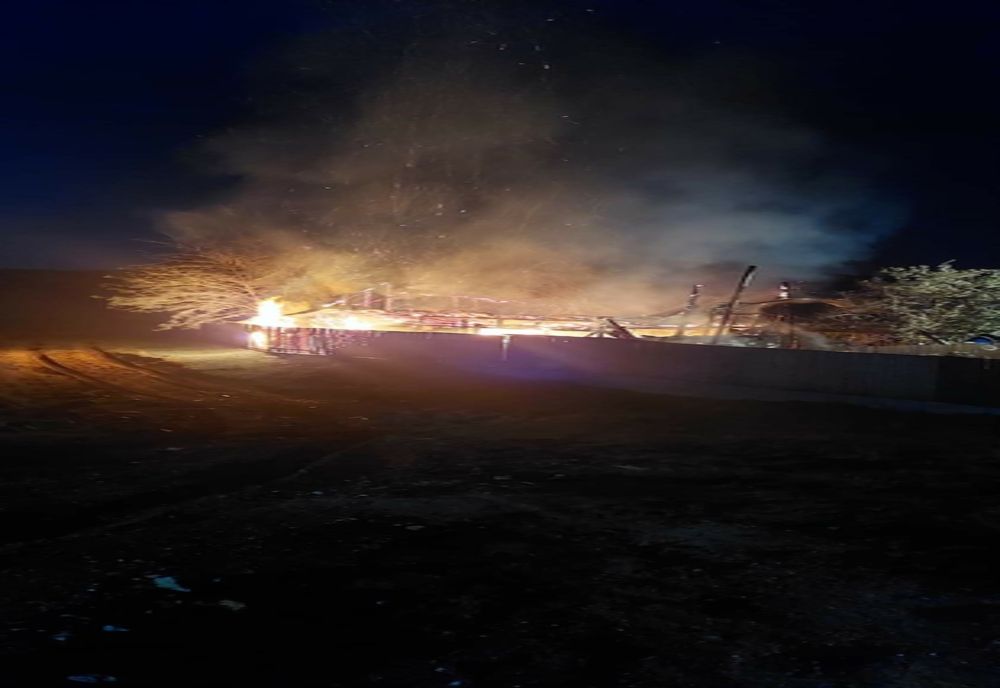 Incendiu în toiul nopții la Cugir