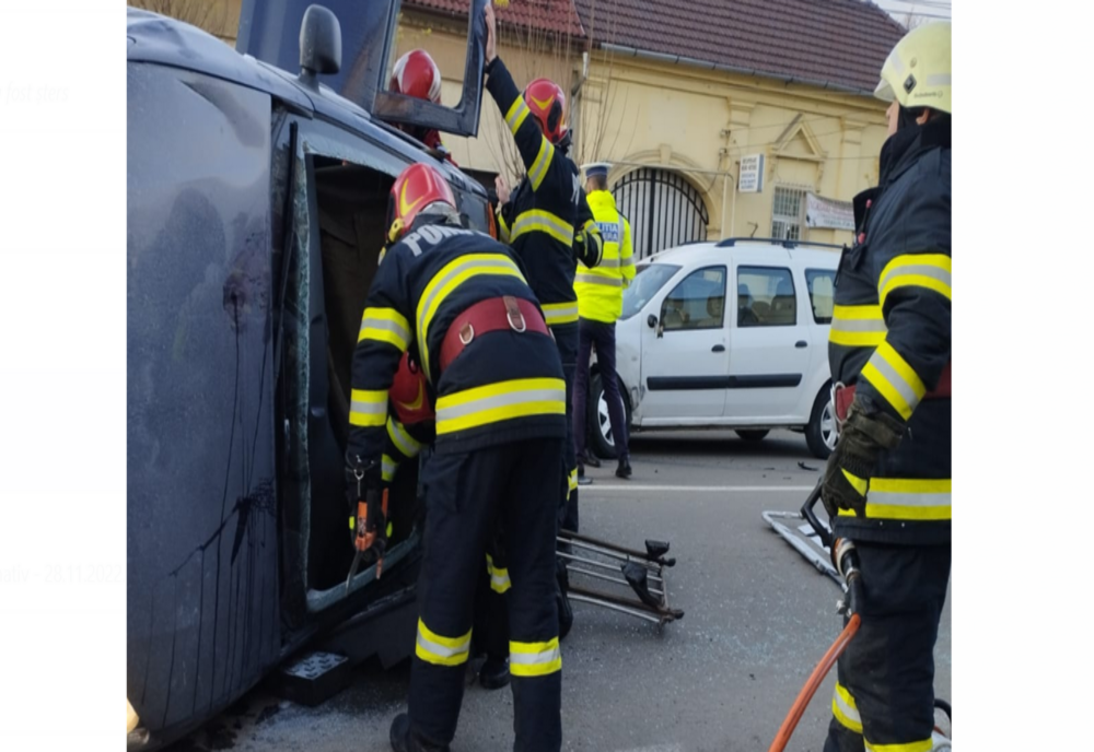 O persoană a ajuns la spital după ce a fost implicată într-un accident rutier în Aiud