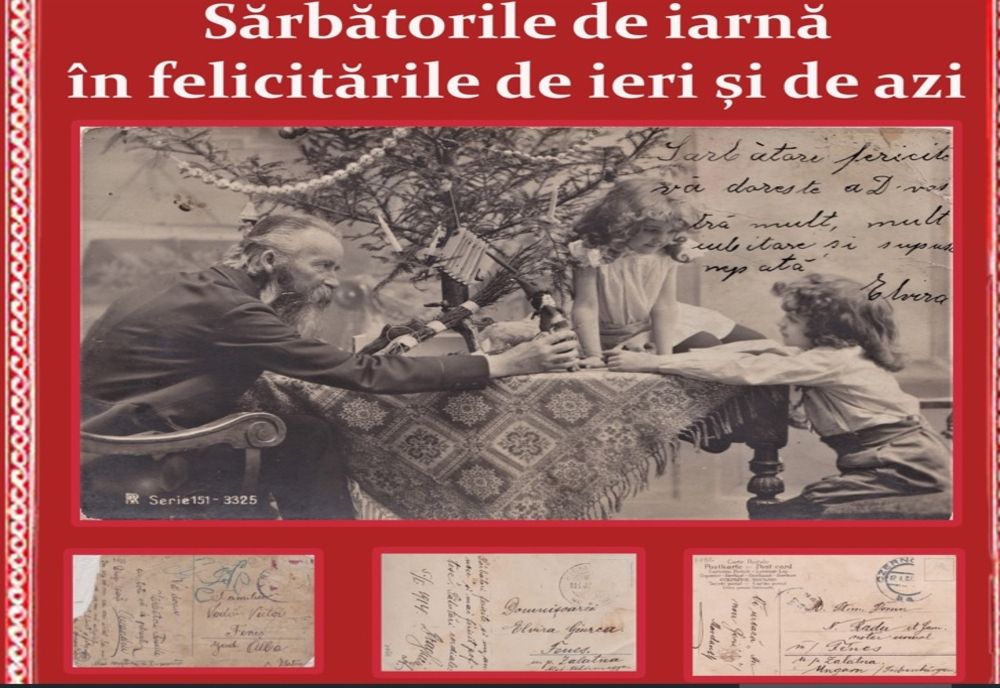 Expoziția „Sărbătorile de iarnă în felicitările de ieri și azi”,  în Sala Unirii 