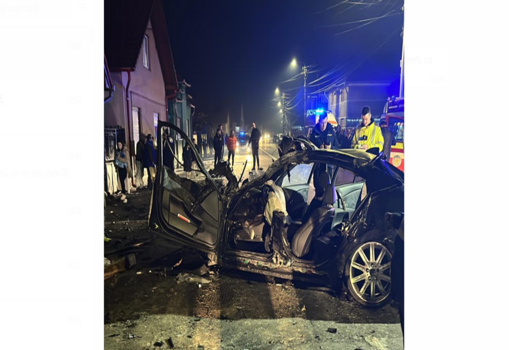 Accident rutier la Lancrăm: trei minori și un adult au ajuns la spital