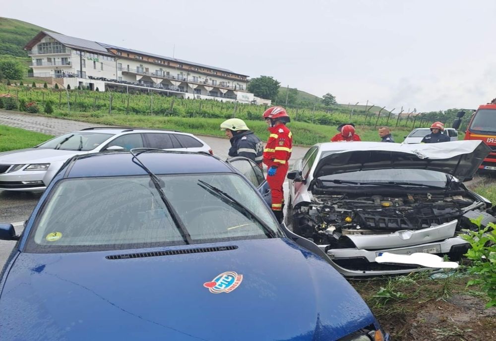 Accident rutier la Blaj. O femeie a ajuns la spital