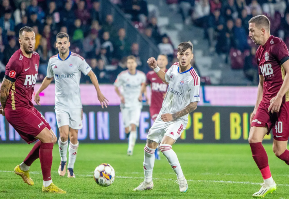 CFR Cluj a încheiat la egalitate, pe teren propriu, 0-0, cu Oţelul Galaţi