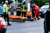 Accident violent în Alba: Biciclist în stare critică după ce a fost lovit de mașina unui tânăr de 19 ani VIDEO